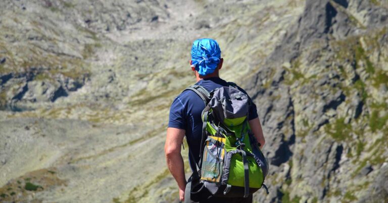 Tie a Bandana for Hiking