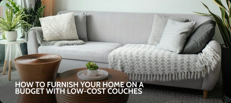 How to Furnish Your Home on a Budget With Low-Cost Couches