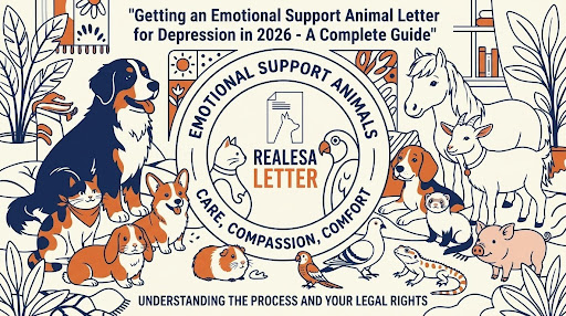 Emotional Support Animal Letter for Depression