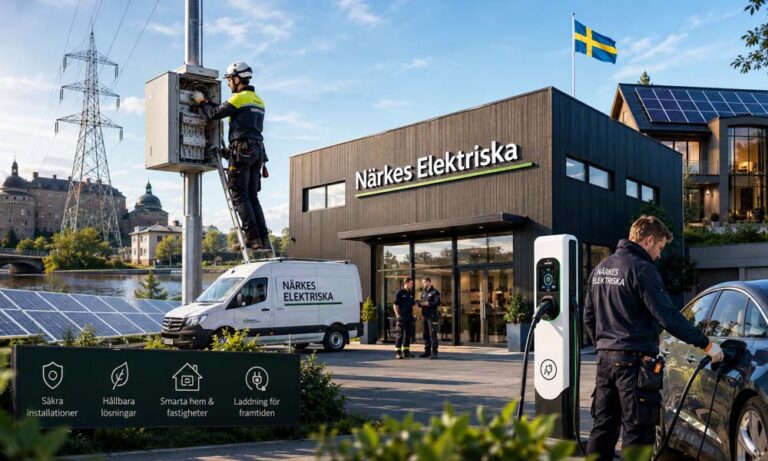 Närkes Elektriska: The Swedish Power Company Building a Greener Future