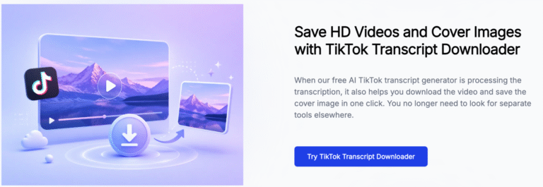 TikTok Transcript Generator
