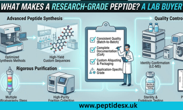 What Makes a Research-Grade Peptide? A Lab Buyer’s Guide