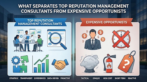 What Separates Top Reputation Management Consultants from Expensive Opportunists