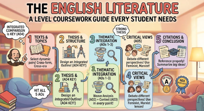 The English Literature A Level Coursework Guide Every Student Needs
