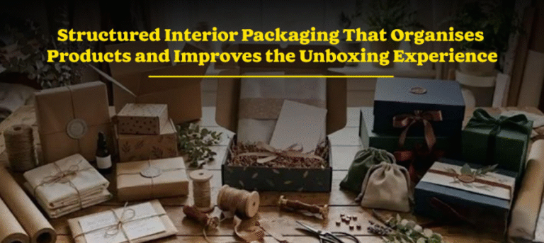 Structured Interior Packaging That Organises Products and Improves the Unboxing Experience